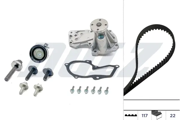 DOLZ KIT + BOMBA AGUA KD070