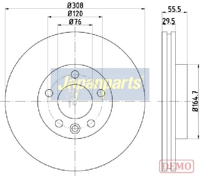 DISCO FRENOS ABS17524