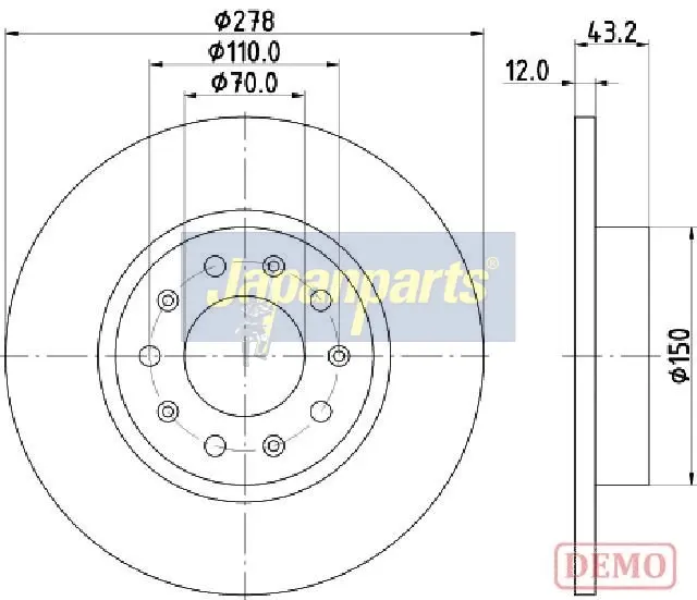 DISCOS FRENOS DP912C ABS17623