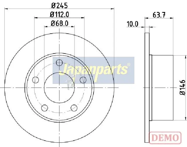 DISCOS DE FRENO ABS16099