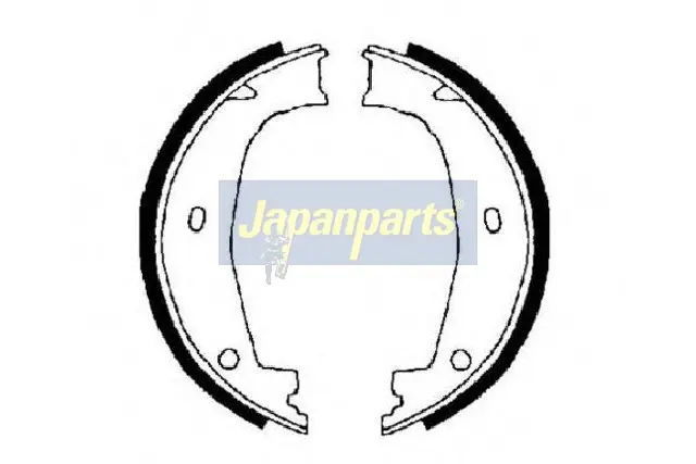 BRAKE SHOE SET, PARKING BRAKE