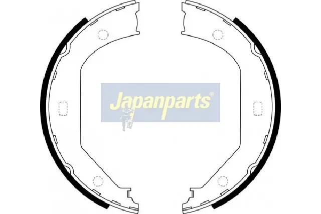 BRAKE SHOE SET, PARKING BRAKE