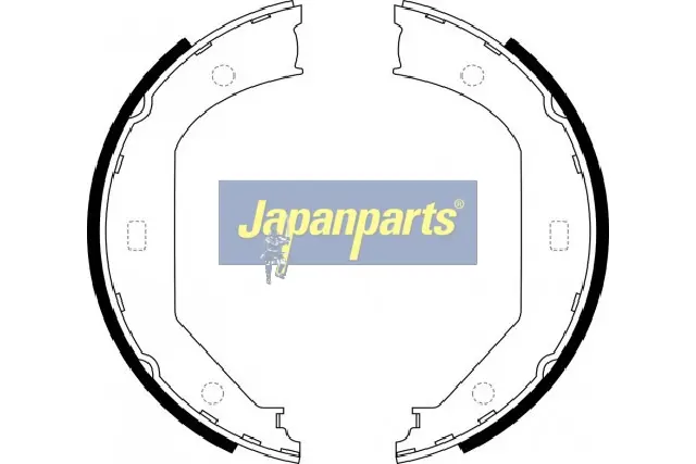 BRAKE SHOE SET, PARKING BRAKE