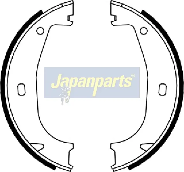 BRAKE SHOE SET, PARKING BRAKE