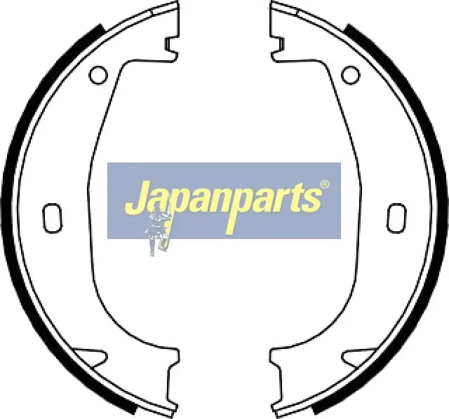 BRAKE SHOE SET, PARKING BRAKE