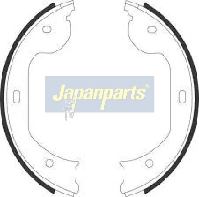BRAKE SHOE SET, PARKING BRAKE