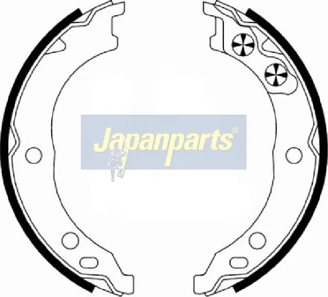 BRAKE SHOE SET, PARKING BRAKE