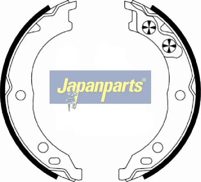 BRAKE SHOE SET, PARKING BRAKE
