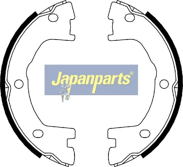 BRAKE SHOE SET, PARKING BRAKE