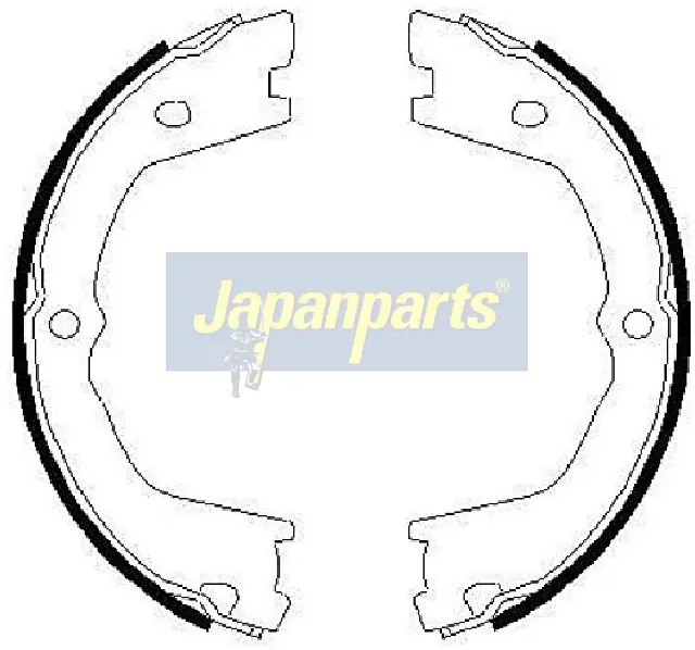 BRAKE SHOE SET, PARKING BRAKE