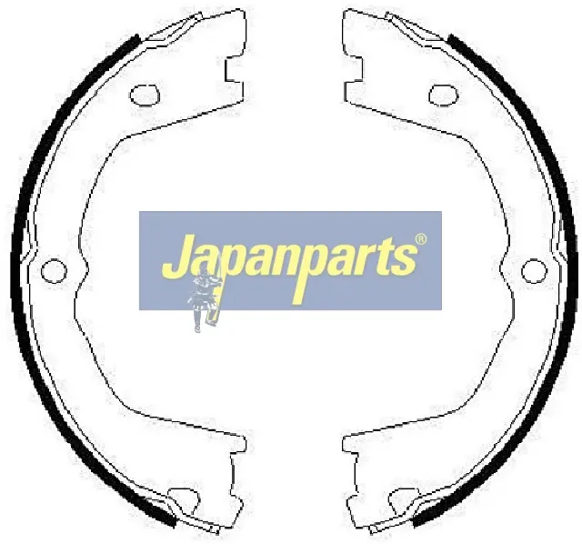BRAKE SHOE SET, PARKING BRAKE