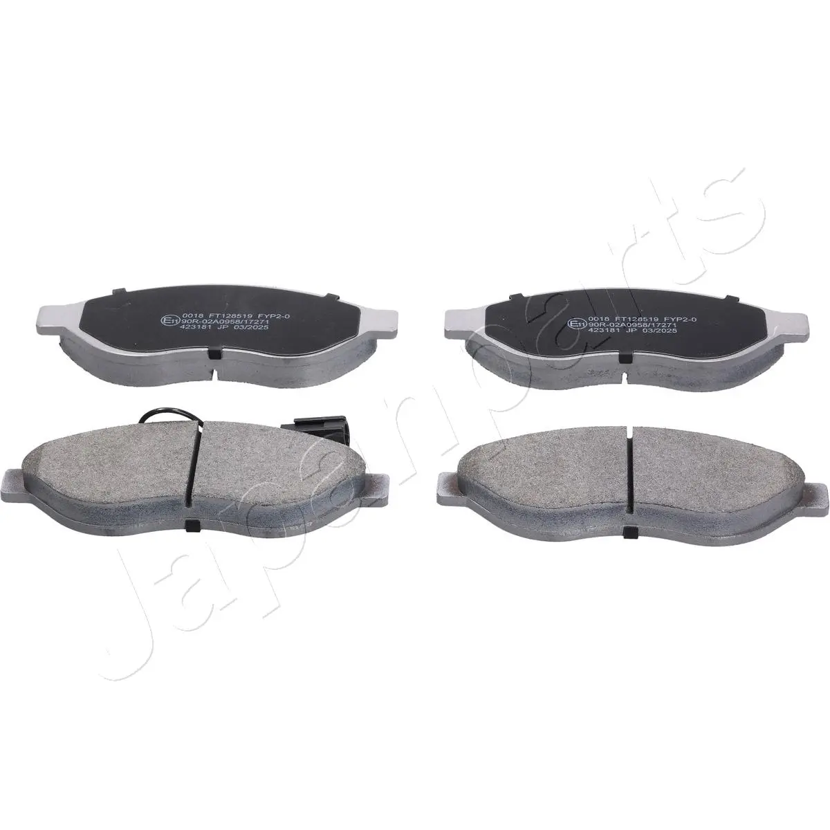 PASTILLAS FRENO (PA0655AF C/SENSOR)