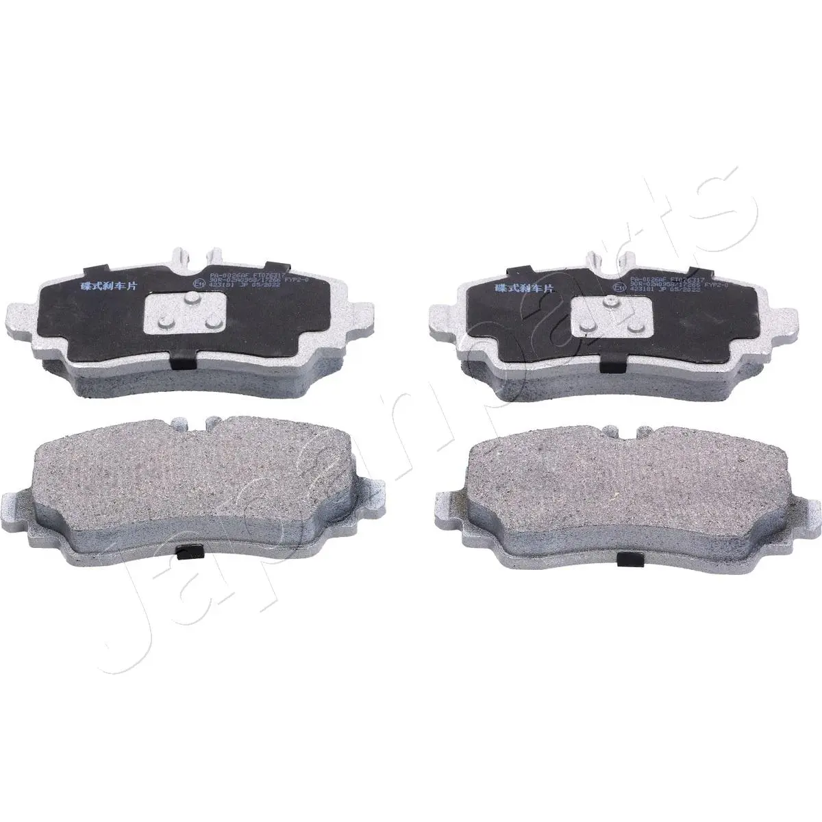 JGO PASTILLAS DE FRENO 10205