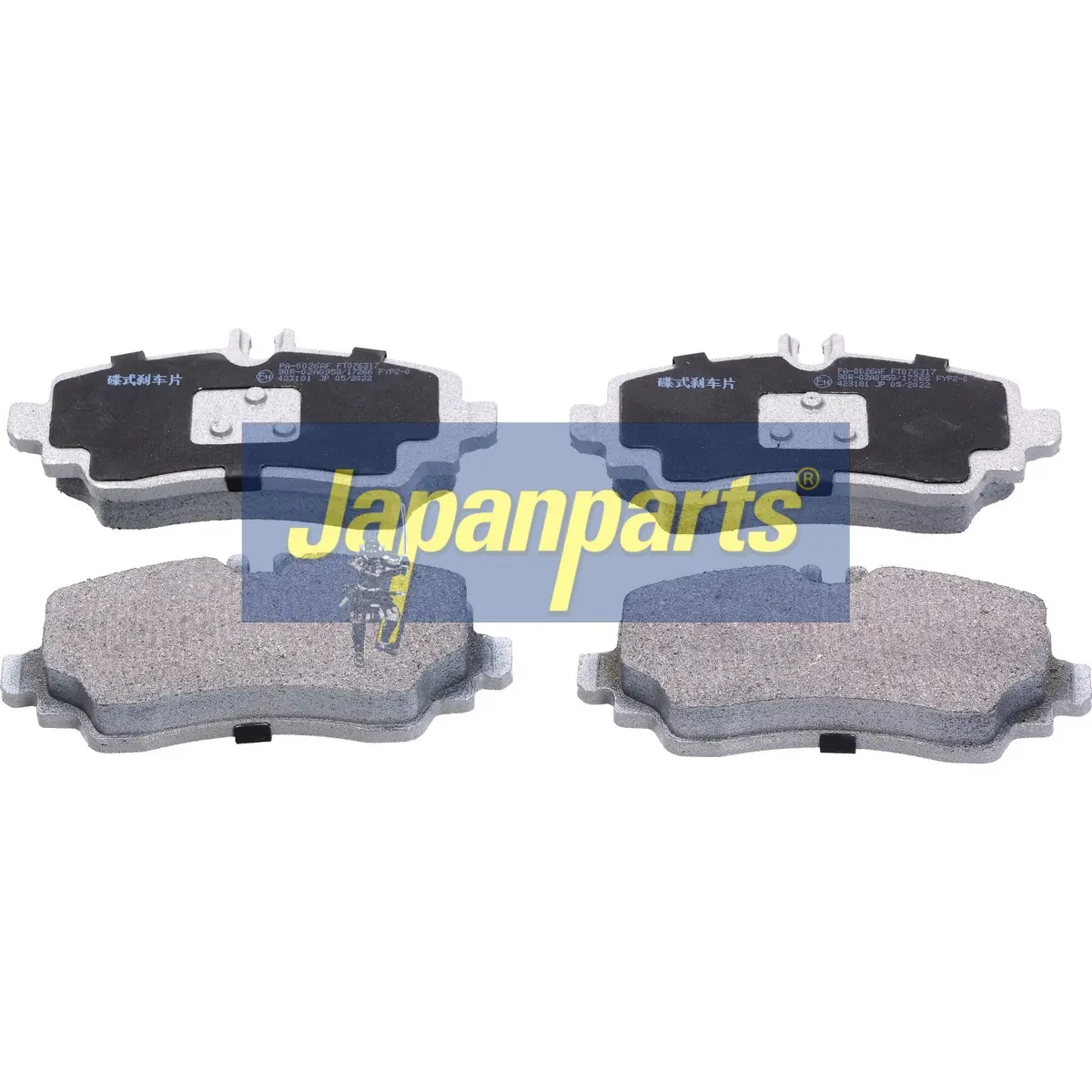 JGO PASTILLAS DE FRENO 10205