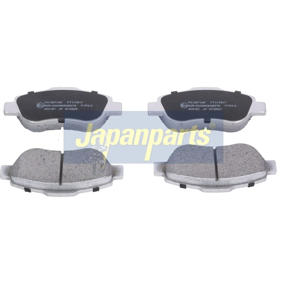 JGO PASTILLAS DE FRENO FIAT PAND