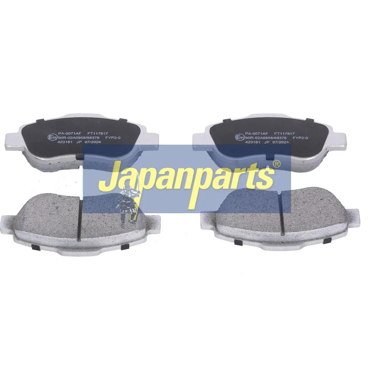 JGO PASTILLAS DE FRENO FIAT PAND