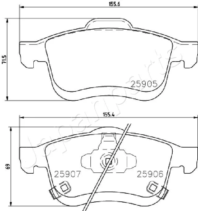 PASTIGLIE FRENO 12650