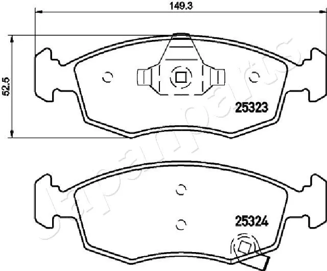 PASTILLA FRENO (PA0094AF CON CABLE)