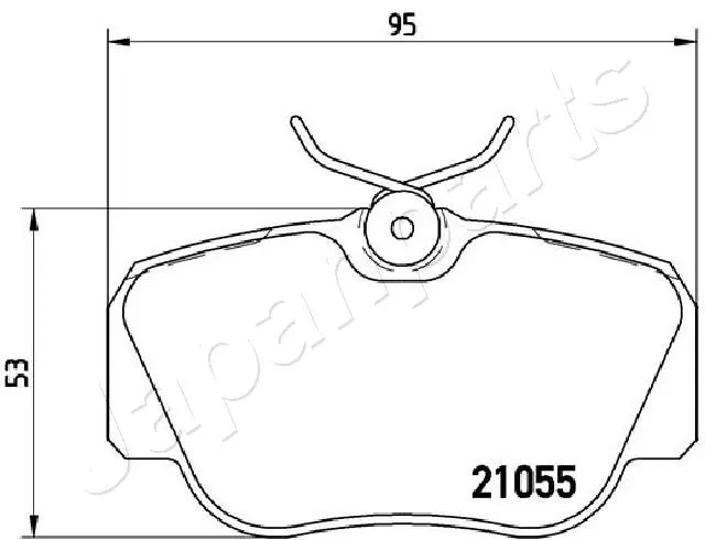 PASTIGLIE FRENO OPTIMAL 9585