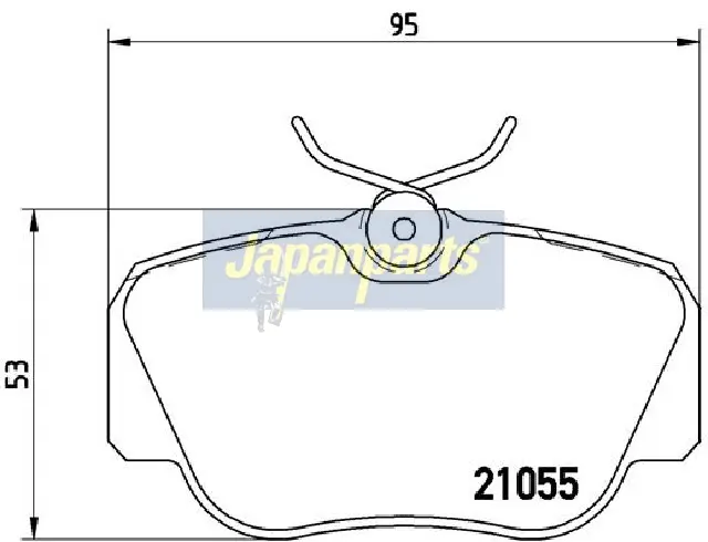 PASTIGLIE FRENO OPTIMAL 9585