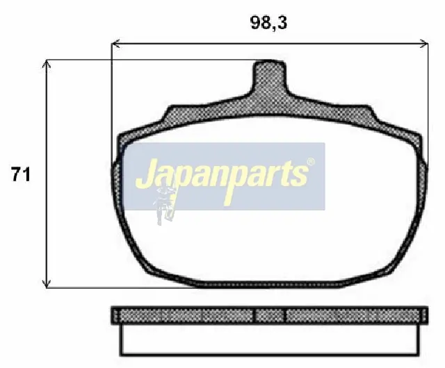 BRAKE PAD SET, DISC BRAKE