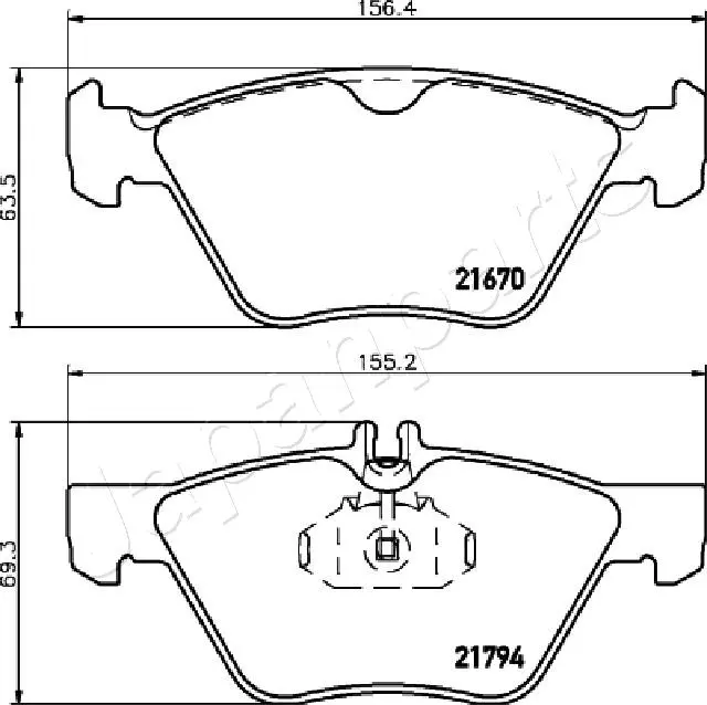 PASTIGLIE FRENO 10088