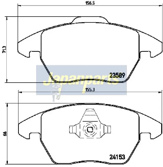 PASTILLA FRENO (PA0047AF C SENSOR)