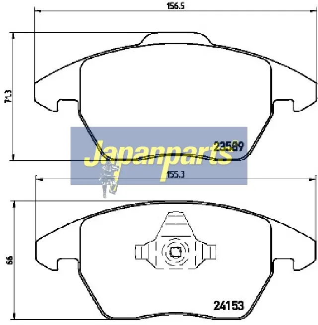 PASTILLA FRENO (PA0047AF C SENSOR)