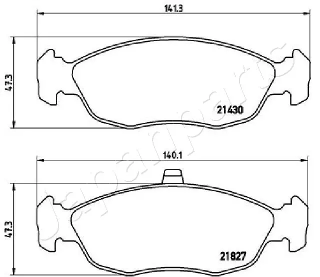 PASTILLA FRENO (PA0638AF CON CABLE)