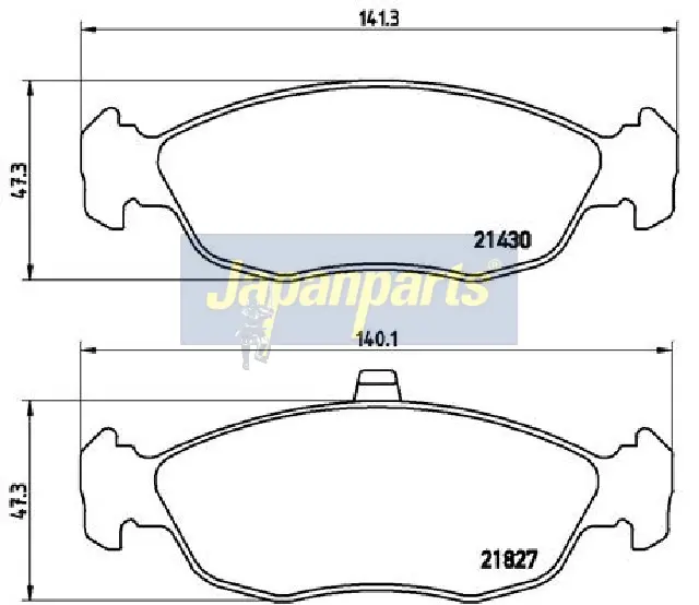 PASTILLA FRENO (PA0638AF CON CABLE)