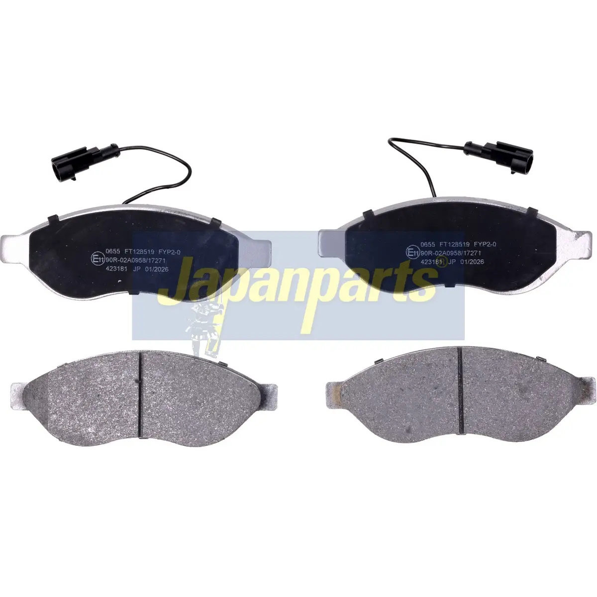 PASTIGLIE FRENO (PA0018AF S/SENSOR)