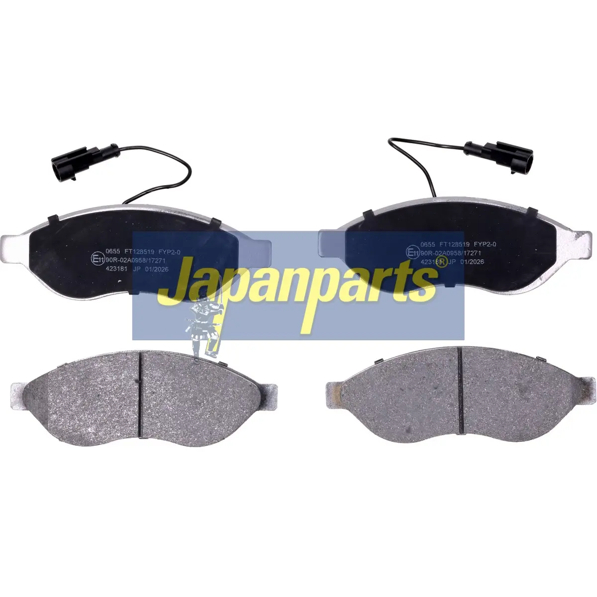 PASTIGLIE FRENO (PA0018AF S/SENSOR)