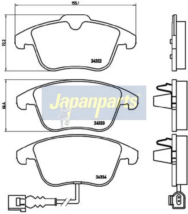 PASTILLA FRENO ABS37612