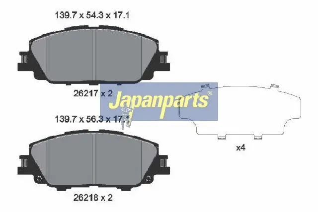 BRAKE PAD SET, DISC BRAKE