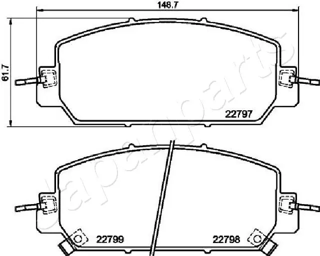 BRAKE PAD SET, DISC BRAKE