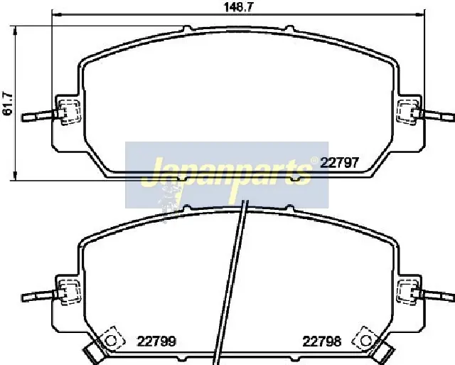 BRAKE PAD SET, DISC BRAKE