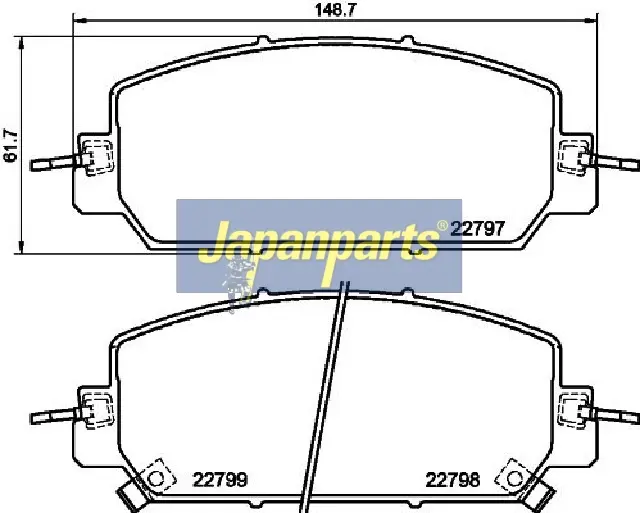 BRAKE PAD SET, DISC BRAKE