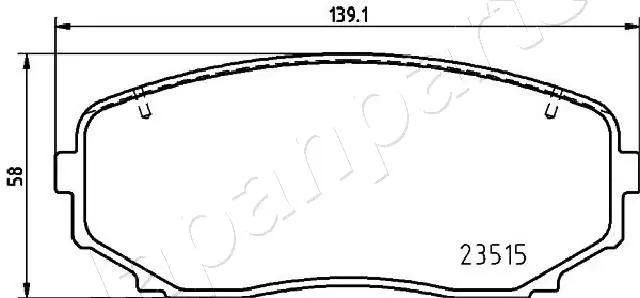 BRAKE PAD SET, DISC BRAKE