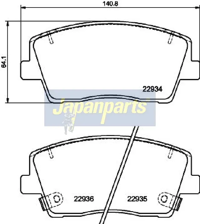 BRAKE PAD SET, DISC BRAKE