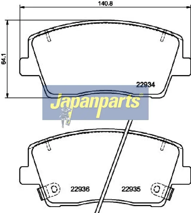 BRAKE PAD SET, DISC BRAKE
