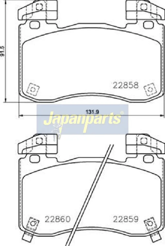 BRAKE PAD SET, DISC BRAKE