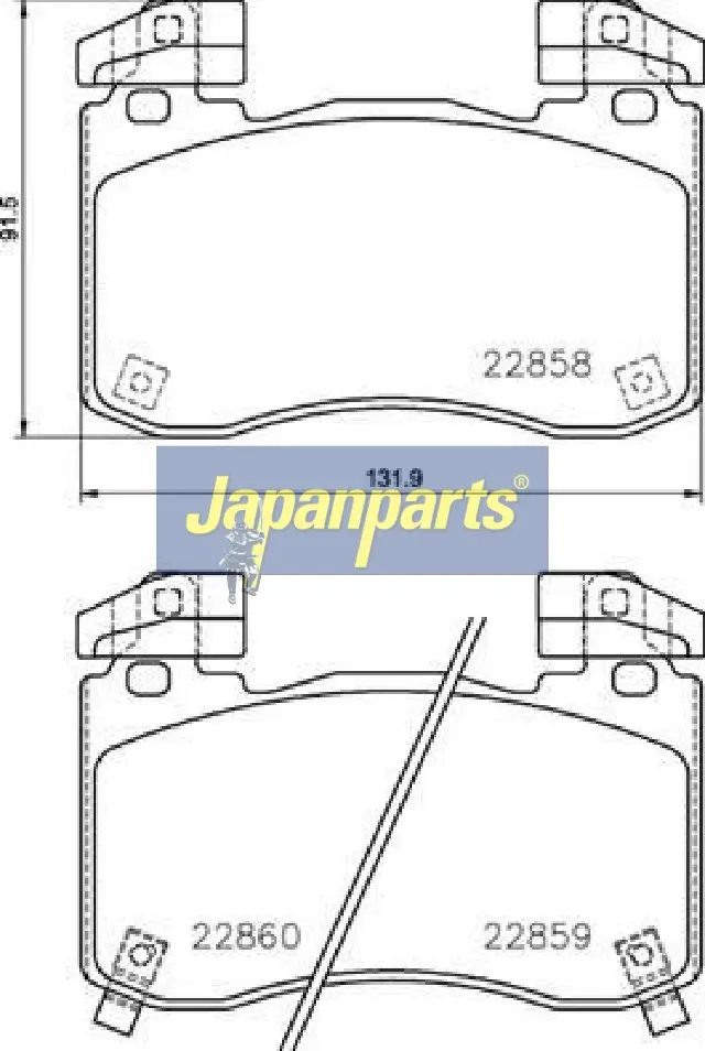 BRAKE PAD SET, DISC BRAKE