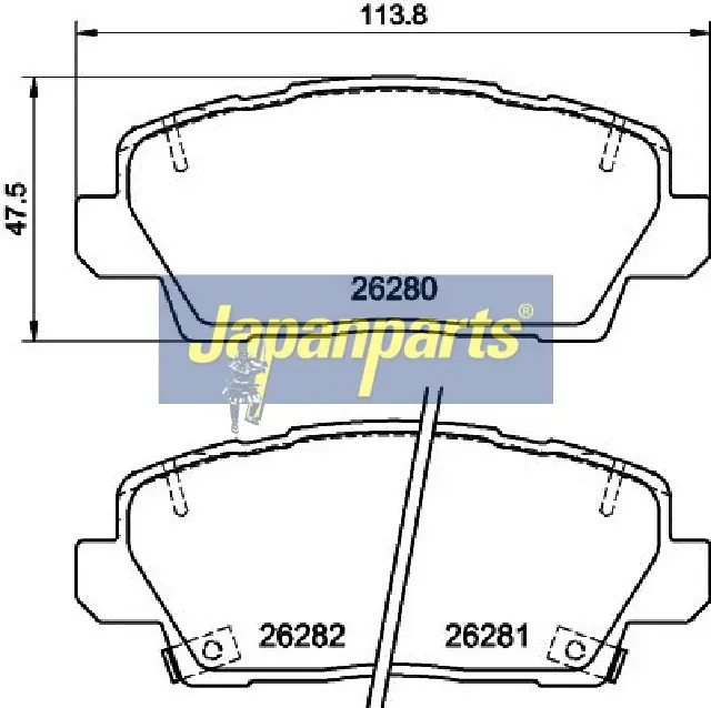 BRAKE PAD SET, DISC BRAKE