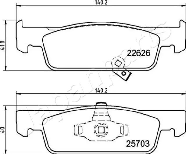 BRAKE PAD SET, DISC BRAKE