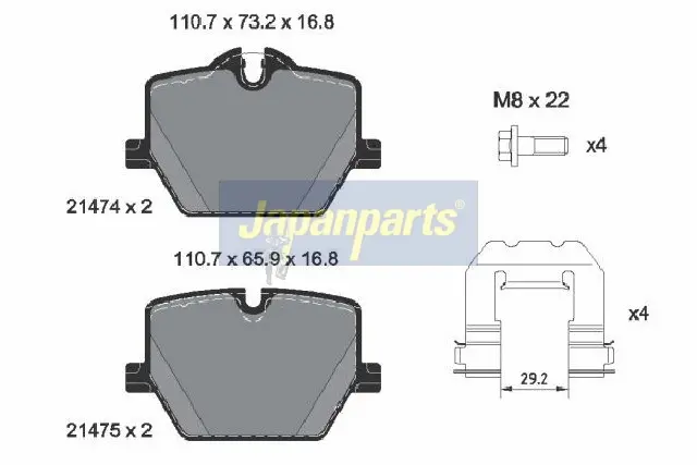 BRAKE PAD SET, DISC BRAKE