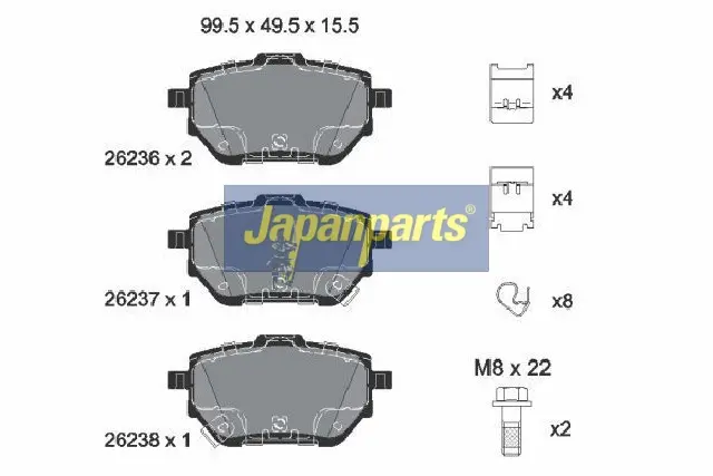 BRAKE PAD SET, DISC BRAKE