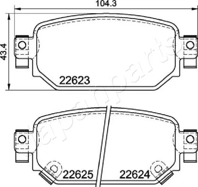 BRAKE PAD SET, DISC BRAKE