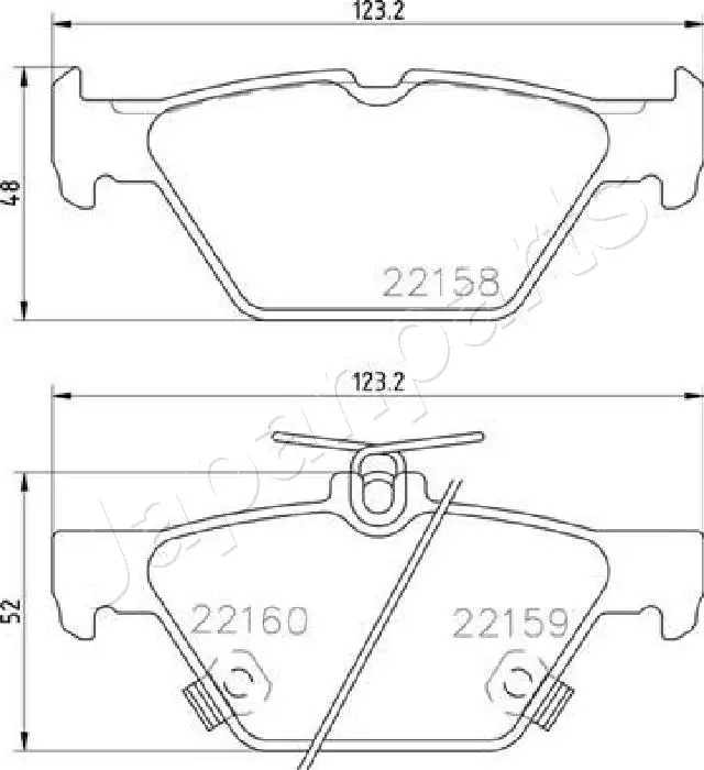 BRAKE PAD SET, DISC BRAKE