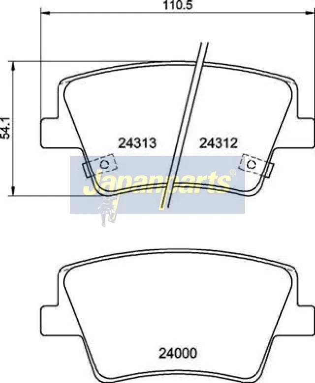BRAKE PAD SET, DISC BRAKE