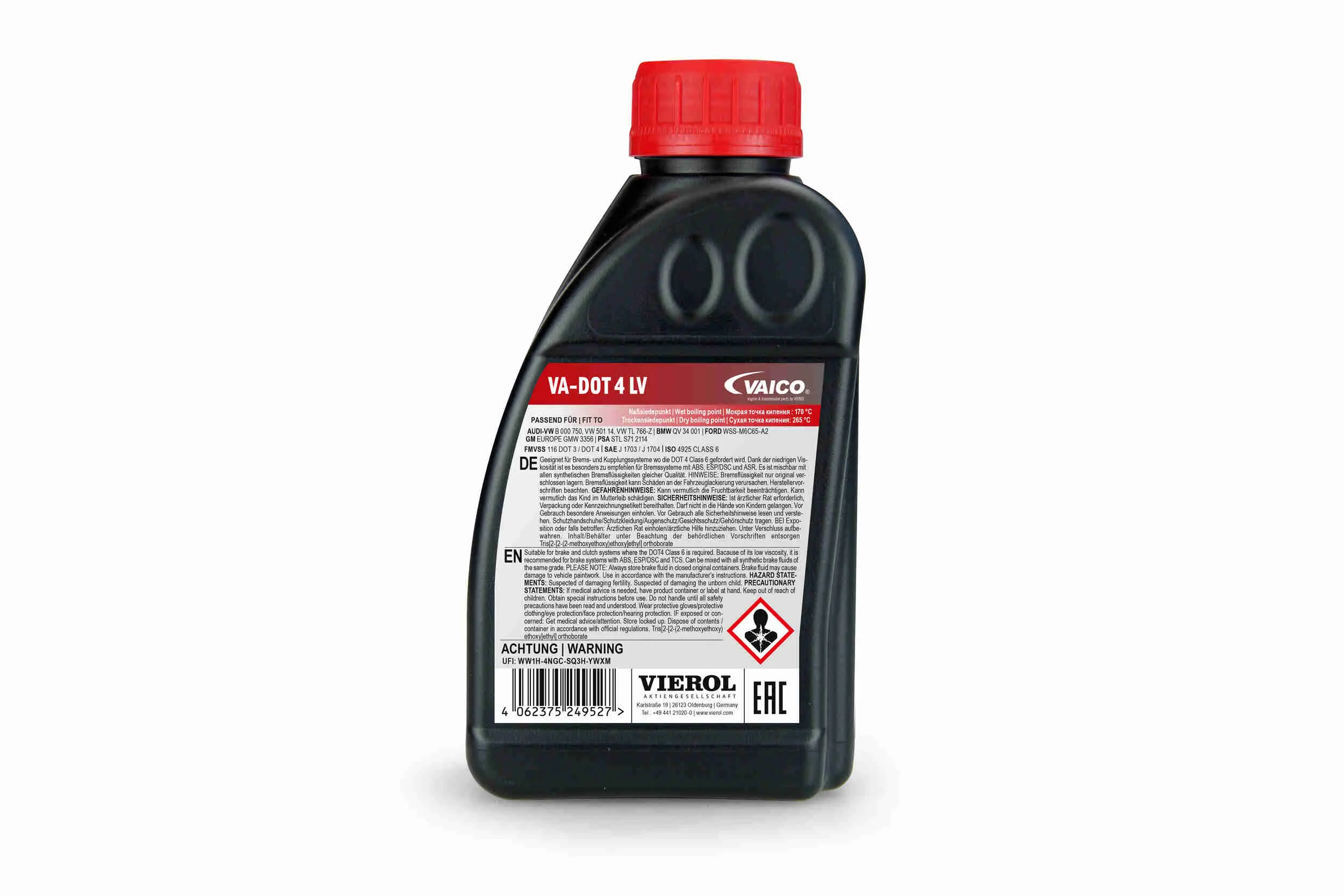 VAICO LIQUIDO FRENOS DOT4 500ML